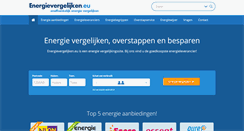 Desktop Screenshot of energievergelijken.eu