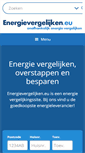 Mobile Screenshot of energievergelijken.eu