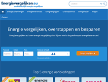 Tablet Screenshot of energievergelijken.eu